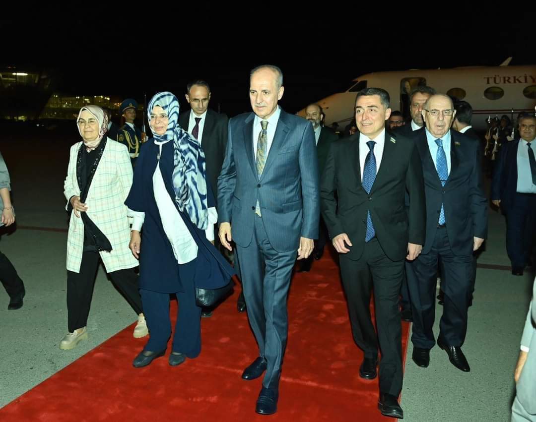 Türkiyə Böyük Millət Məclisinin sədri Azərbaycana rəsmi səfərə gəlib