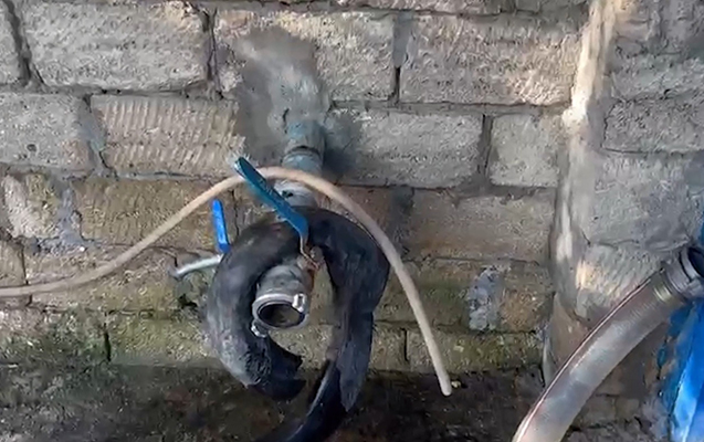 Qanunsuz olaraq su satmaq istədi, yaxalandı - Video