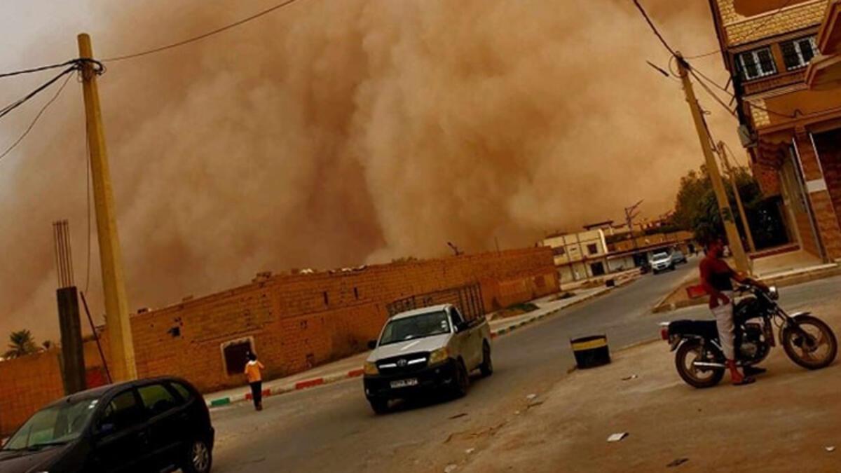 Əlcəzairdə güclü qum fırtınası