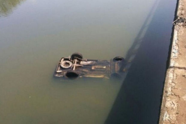 Cəlilabadda avtomobil çaya düşüb, xəsarət alan var