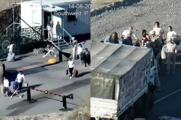 Ermənistanəsilli Rusiya vətəndaşları Qarabağı tərk edirlər - VİDEO