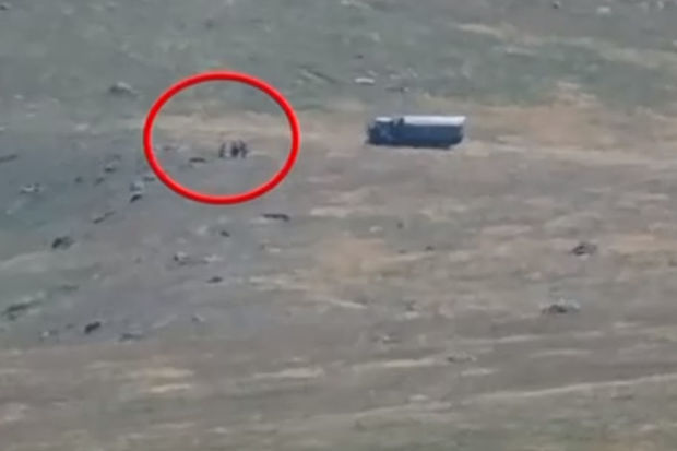 Erməni diversantın saxlanılma görüntüləri - VİDEO