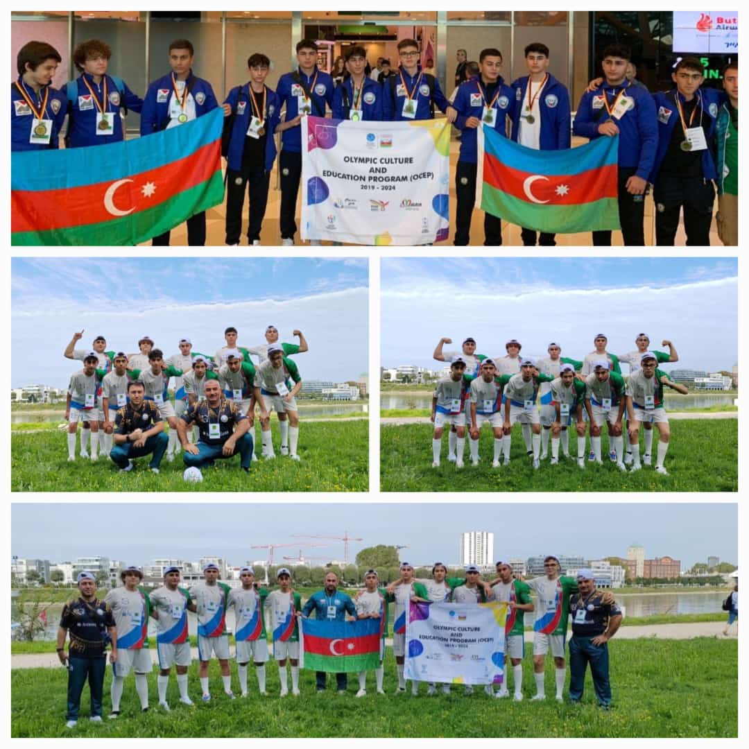 Komandamız  Almaniyada  bürünc medalla mükafatlandırılıb