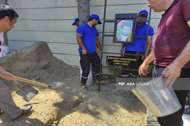 31 il əvvəl Daşaltıda itkin düşən şəxsin meyitinin qalıqları dəfn edilib - FOTO