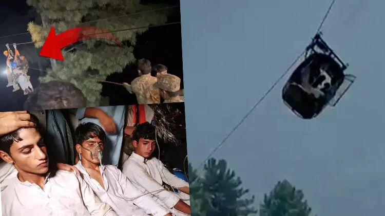 500 metr hündürlükdə asılı vəziyyətdə qalmış 8 nəfər xilas edilib