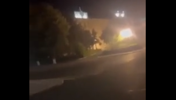 Xankəndidə qondarma rejimin binasını atəşə tutdular - VİDEO