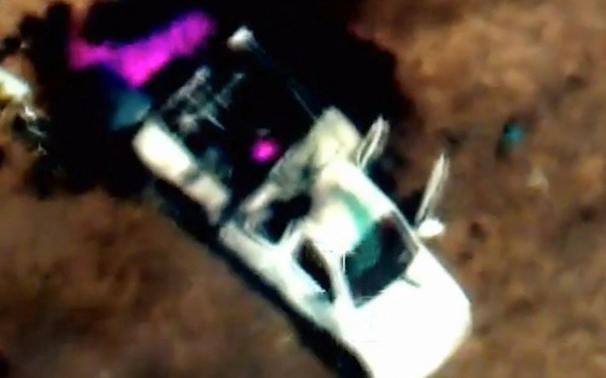 Azərbaycan MN Ermənistana məxsus PUA-nın idarəetmə stansiyasının məhv edilməsinin görüntülərini yayıb