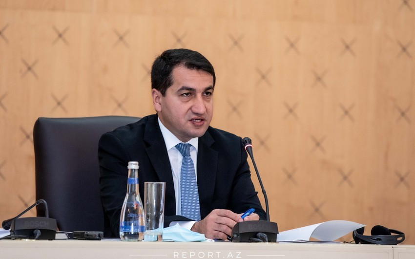 Hikmət Hacıyev: “Sülhün təmininə başlamaq üçün ən yaxşı yol Ermənistanın üzr istəməsi olardı”