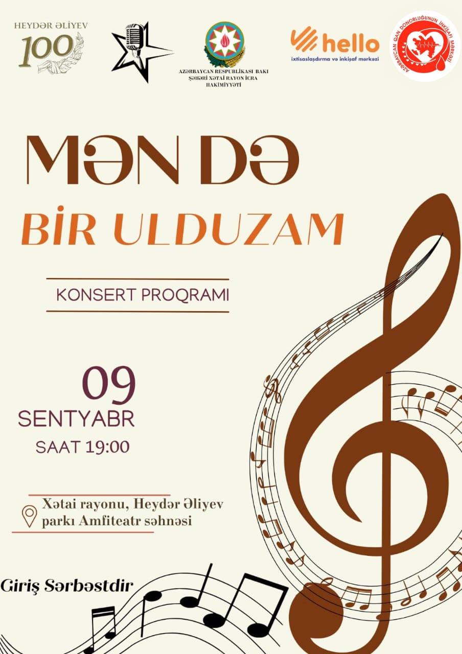Heydər Əliyevin 100 illik yubileyinə həsr olunan konsert proqramı təşkil olunacaq
