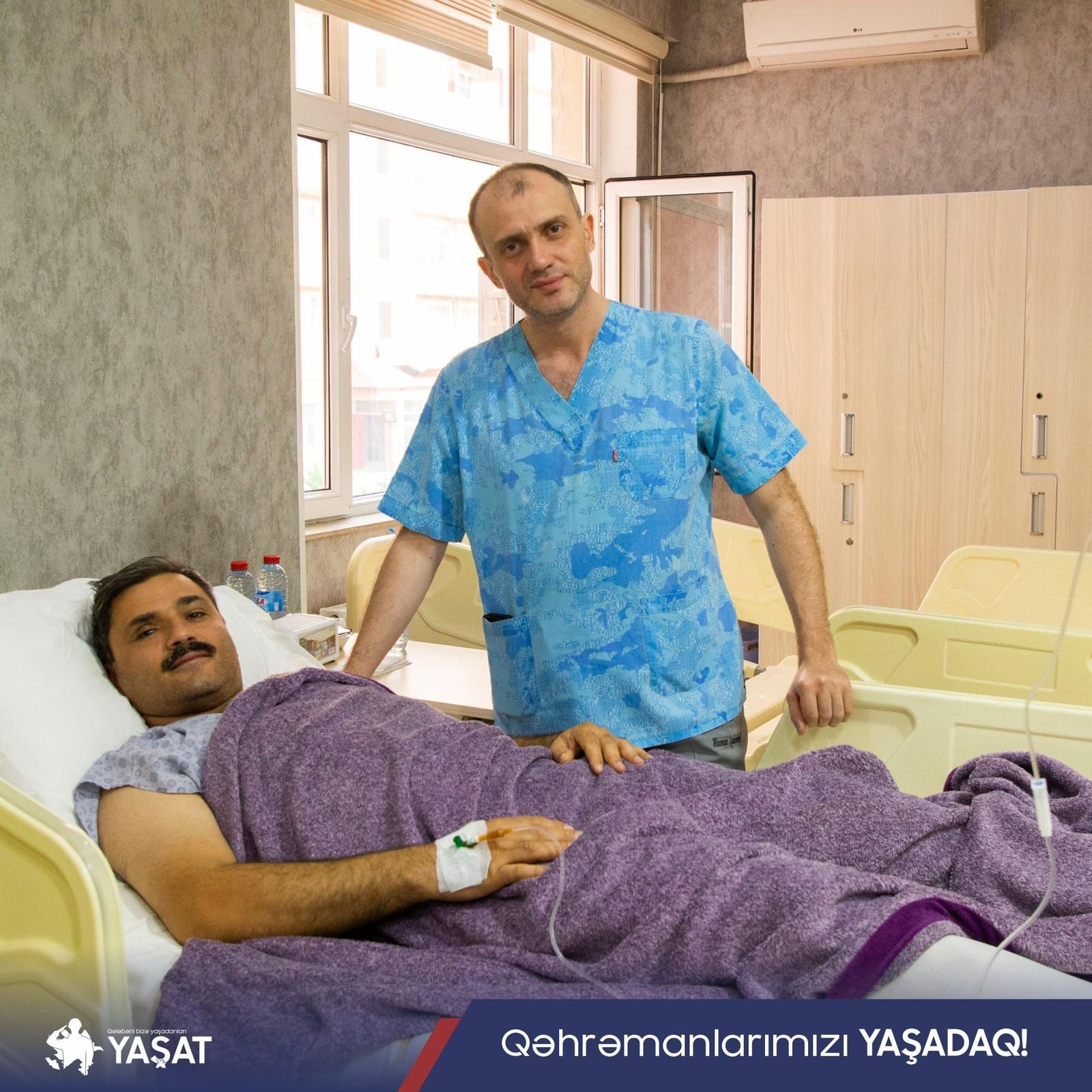 “YAŞAT” Fondu daha bir qazimizin tibbi xərclərini  qarşılayıb