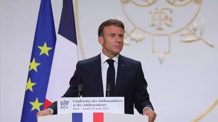 Makron: 2024-cü il Paris Olimpiya Oyunlarında Rusiya bayrağı ola bilməz