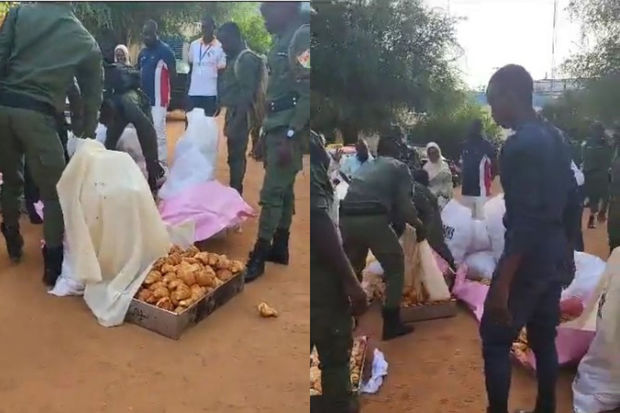 Fransalı diplomatları səhər yeməyindən məhrum etdilər - VİDEO