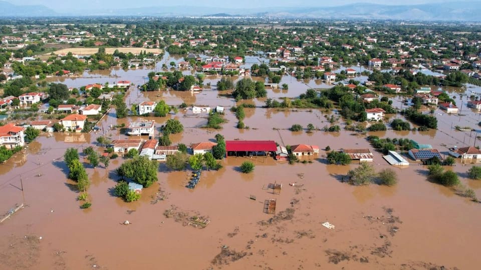Yunanıstanda daşqınlarda ölənlərin sayı 16-ya çatıb