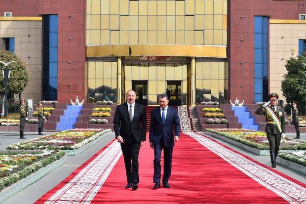 Завершился визит президента Азербайджана Ильхама Алиева в Таджикистан