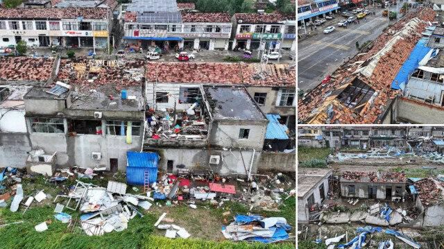 Çində qasırğa fəlakəti həyatını itirib