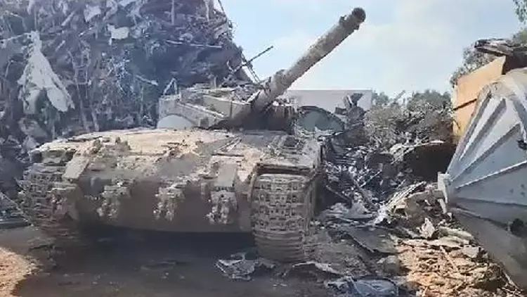 İsrail ordusundan oğurlanan tank hurdaxanada tapılıb