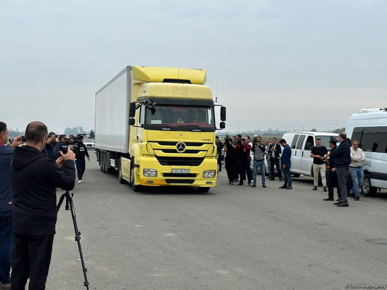 Erməni sakinlərə göndərilən yükün həcmi açıqlandı - VİDEO - FOTO