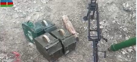 Ermənilər Ağdamın Qalayçılar kəndi yaxınlığında silah-sursatı ataraq qaçıblar (VİDEO)