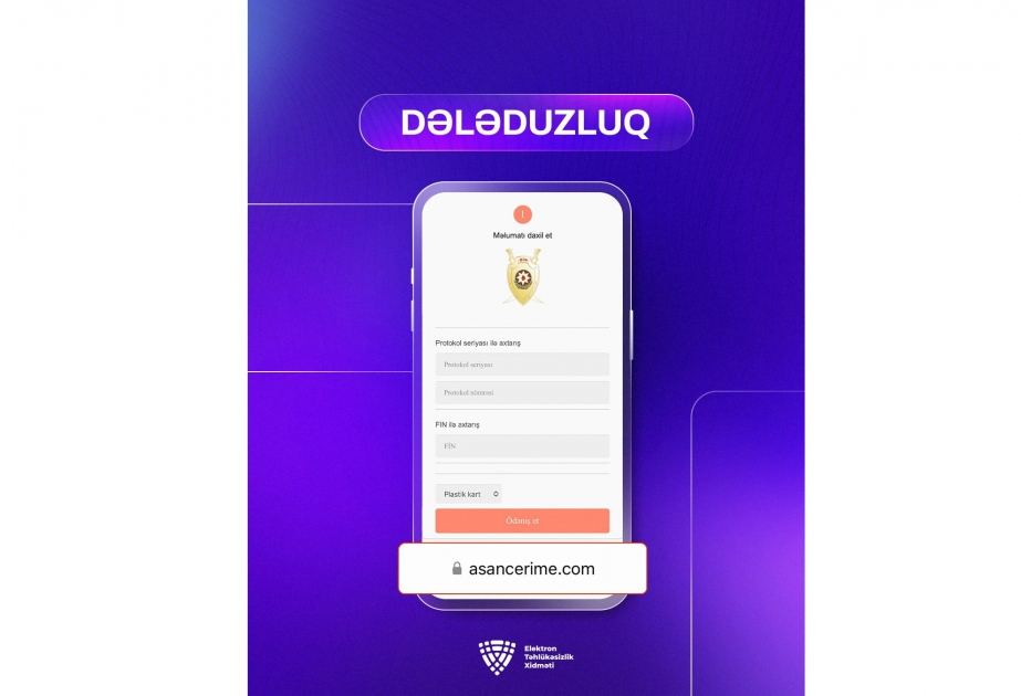 Yol polisinin tətbiq etdiyi cərimələrin ödənilməsi adı ilə saxta ödəniş portalı yaradıldı - XƏBƏRDARLIQ