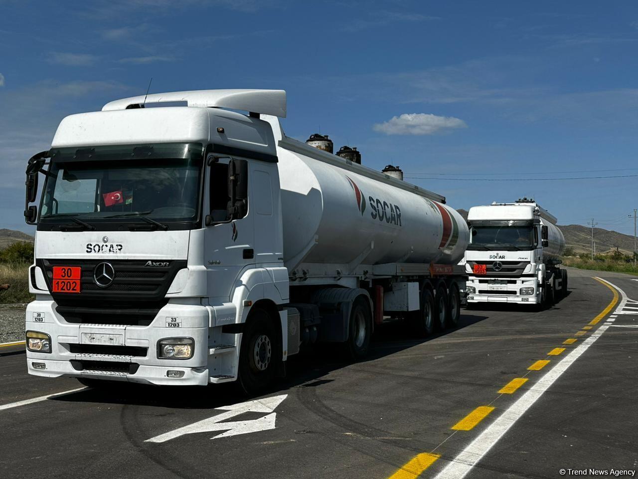 Qarabağ erməniləri üçün yenə yanacaq göndərildi - VİDEO - FOTO