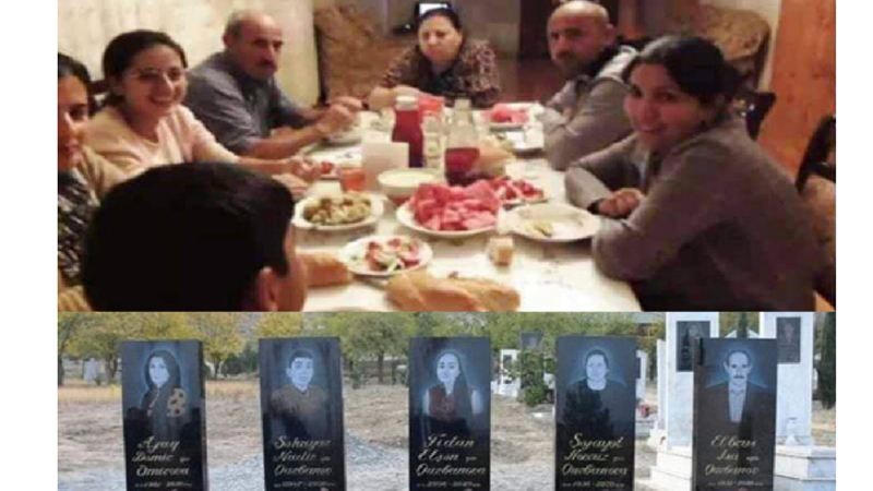 Ailə başçısı cəbhədə sağ qaldı, 5 üzvü evdə şəhid oldu (FOTO)
