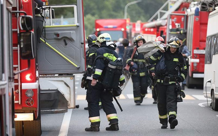 Rusiyada baş verən yanğın zamanı 5 nəfər ölüb