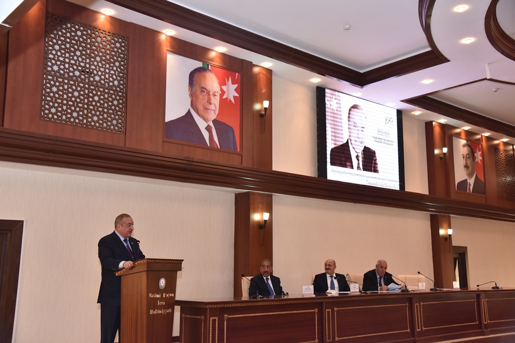 Nəsimi rayonunda “Ağsaqqallar milli-mənəvi dəyərlərimizin qızıl fondudur” adlı Ağsaqqallar Şurasının geniş tərkibdə hesabat yığıncağı  keçirildi