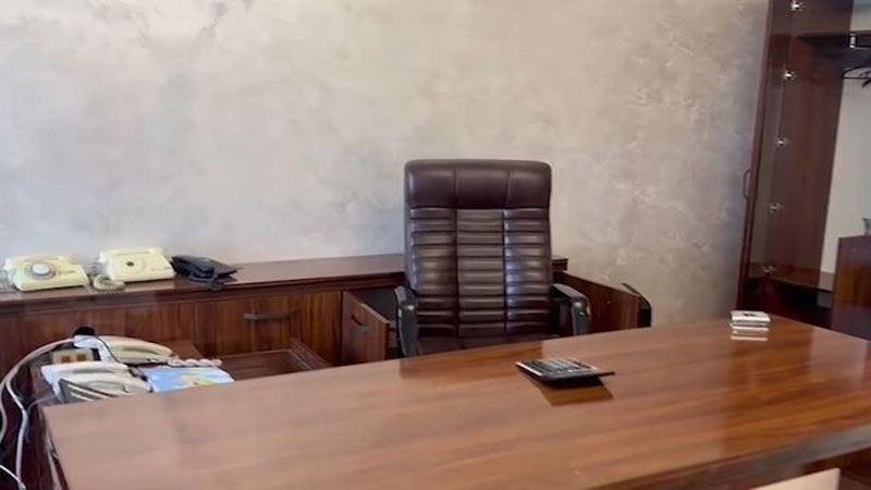 Arayikin Xankəndidəki iş otağından görüntülər (VİDEO)