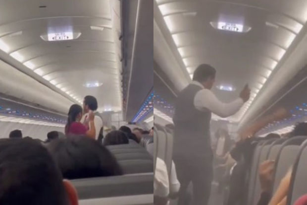 Meksikada böcəklər təyyarənin göyərtəsinə hücum edib - VİDEO