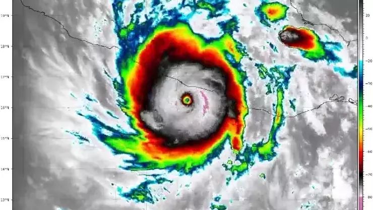 “Otis” qasırğası Meksikanı vurub