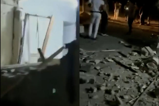 Misirin İsraillə sərhədinə raket düşüb, yaralananlar var - VİDEO