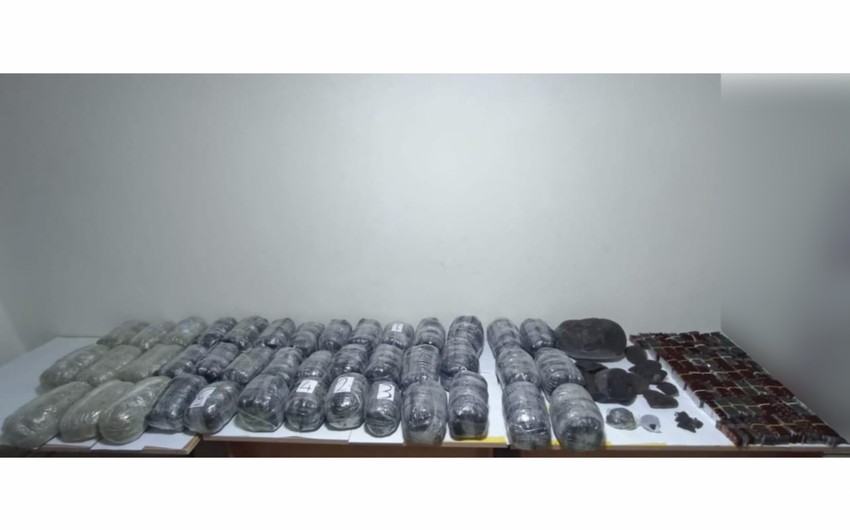 İrandan Azərbaycana 52 kq-dan çox narkotik keçirilməsinin qarşısı alınıb