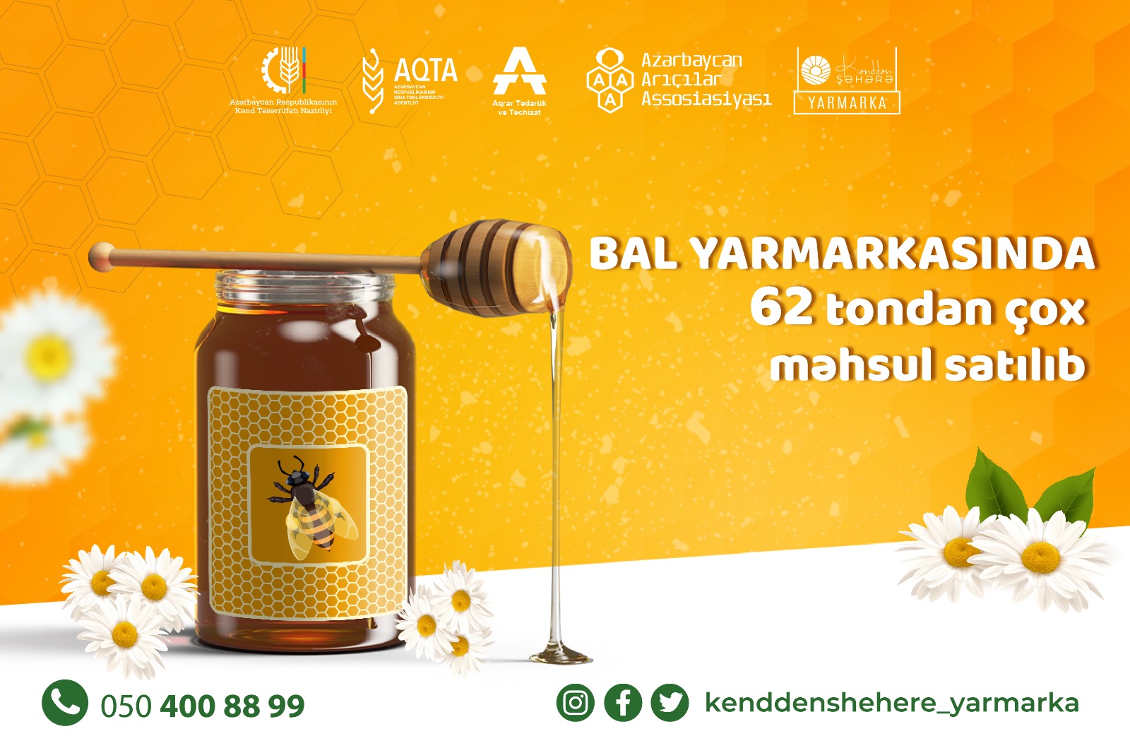 Bu il Bal yarmarkasında 62 tondan çox arıçılıq məhsulu satılıb