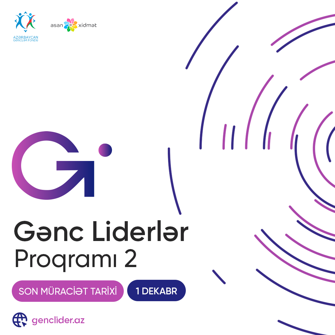 “Gənc Liderlər Proqramı 2” üçün ərizə qəbuluna start verilir