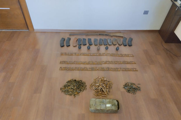 Naftalanda xeyli silah-sursat polisə könüllü şəkildə təhvil verilib