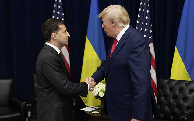 Tramp Zelenskinin dəvətini qəbul etməyib