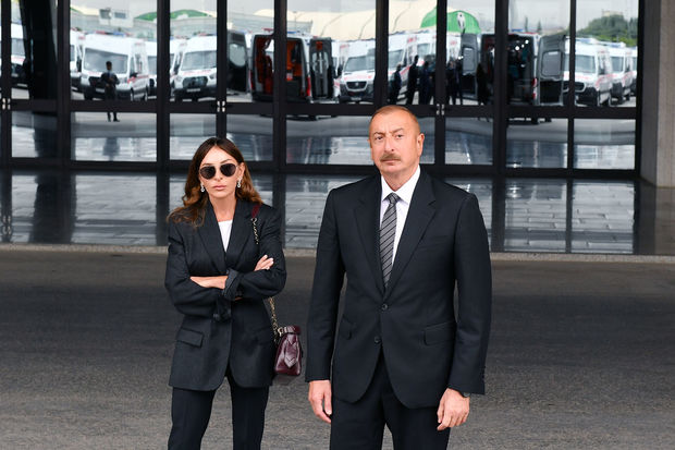 Prezident İlham Əliyev və Birinci vitse-prezident Mehriban Əliyeva Şuşaya səfər ediblər