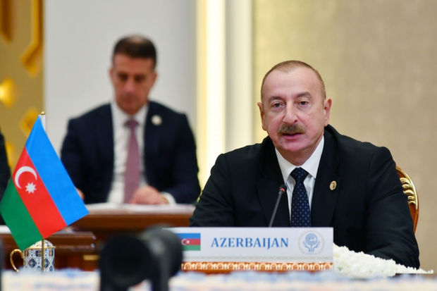 Prezident İlham Əliyev Daşkənddə İƏT-in 16-cı Zirvə toplantısında çıxış edib - YENİLƏNİB + FOTO/VİDEO