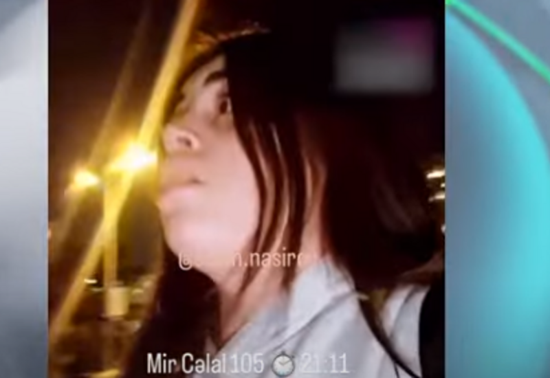 Bakıda psixi pozuntusu olan şəxs qadının başına oyun açdı - ANBAAN VİDEO