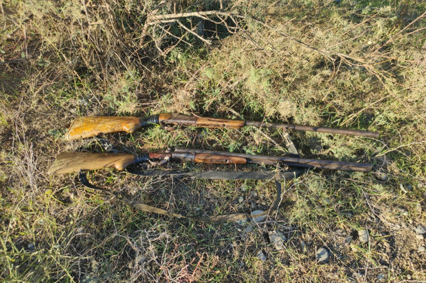 İki rayonda silah-sursat aşkarlandı - FOTO