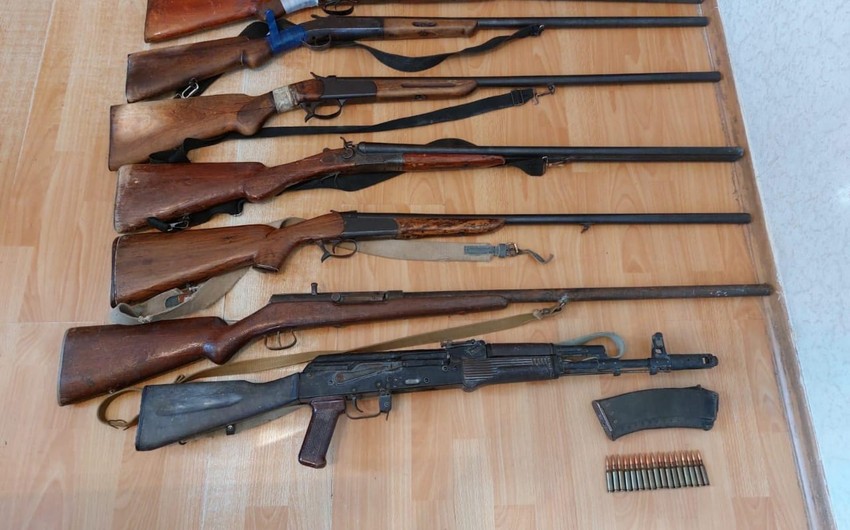 Şirvanda məişət tullantıları poliqonundan avtomat tapılıb