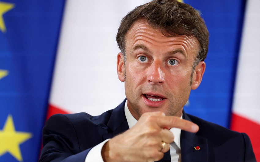 Makron miqrasiya ilə bağlı referendumun əleyhinə çıxıb