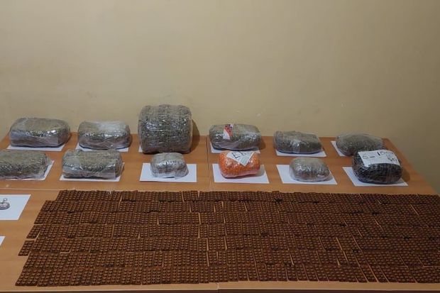 İrandan Azərbaycana 19 kq narkotikin keçirilməsinin qarşısı alınıb - FOTO