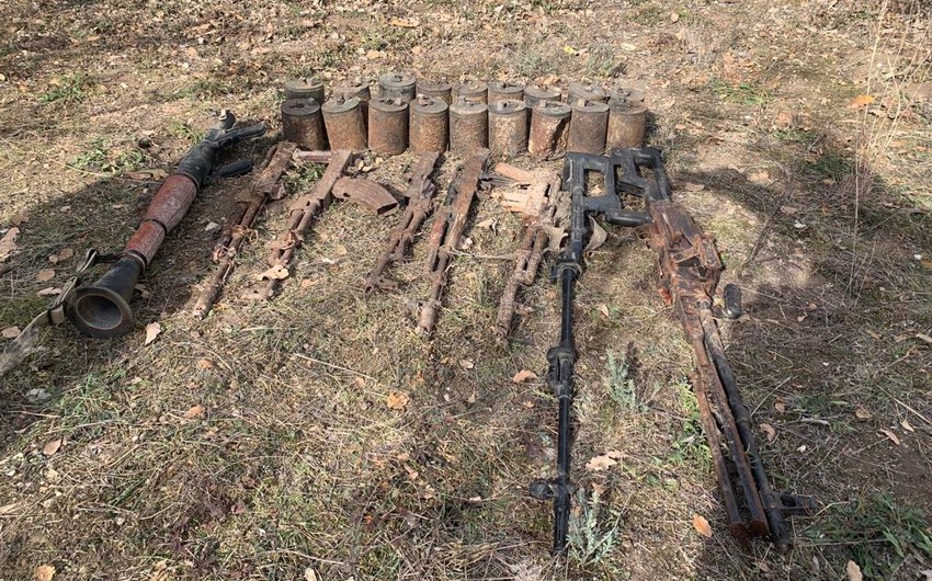 Zəngilanda 18 mina, 8 silah aşkarlanıb