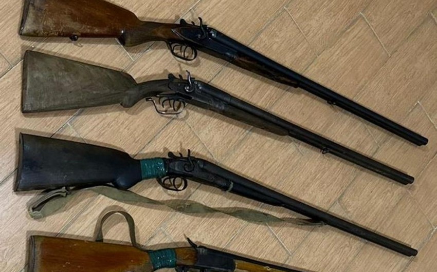 Goranboyda vətəndaşlarda odlu silah aşkarlanıb