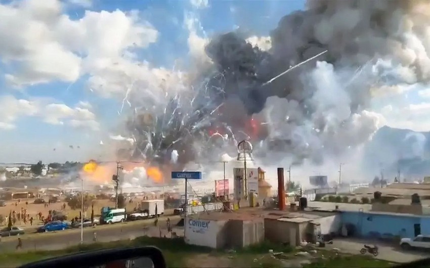 В Мексике пять человек погибли из-за взрыва на фабрике фейерверков