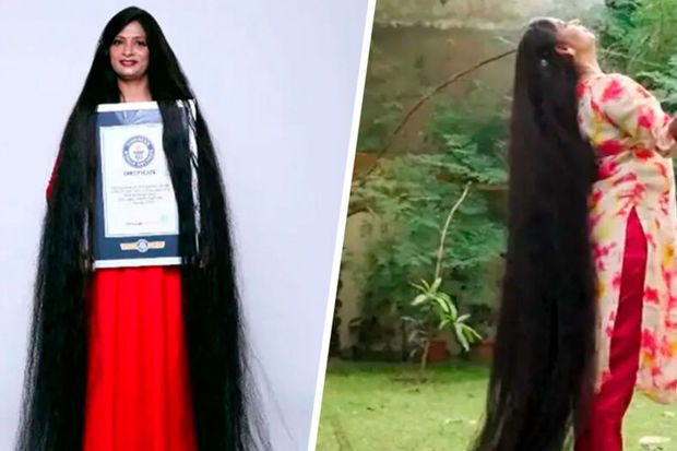 Hindistanlı qadın “Ginnesin Rekordlar Kitabı”na düşüb