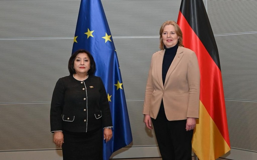 Sahibə Qafarova Almaniya Bundestaqının sədrinə Azərbaycanın Ermənistanla sülhə hazır olduğunu bildirib