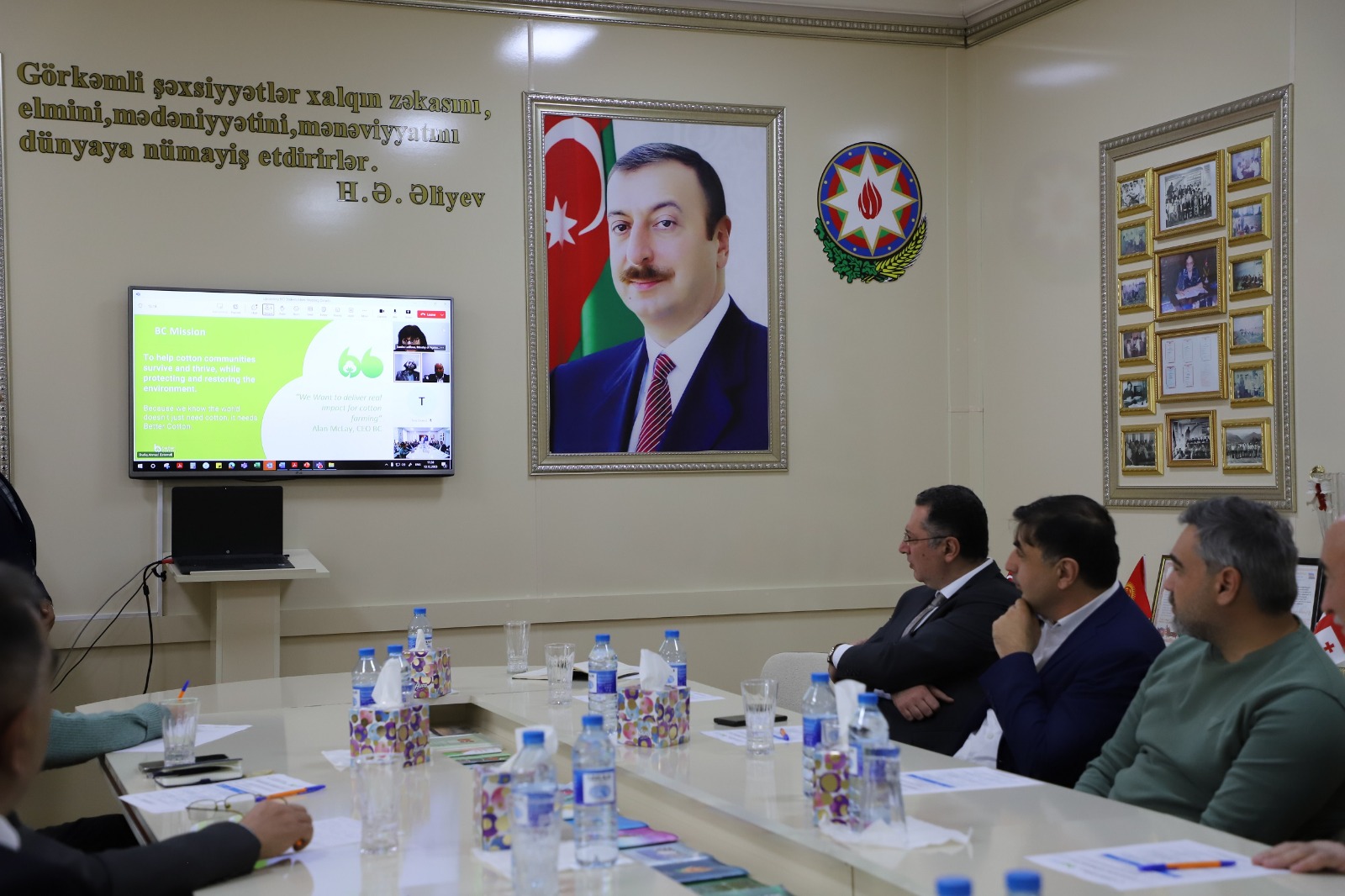 “Better Cotton Initiative”ə  ölkə üzvlüyünün əldə edilməsi” mövzusunda təqdimat keçirilib