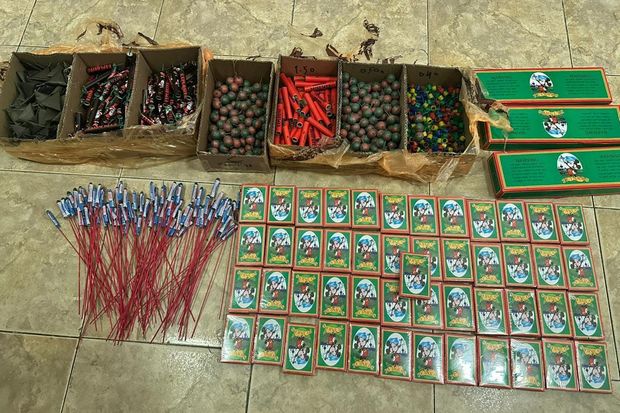 Ağcabədidə pirotexniki vasitələr aşkarlanıb - FOTO